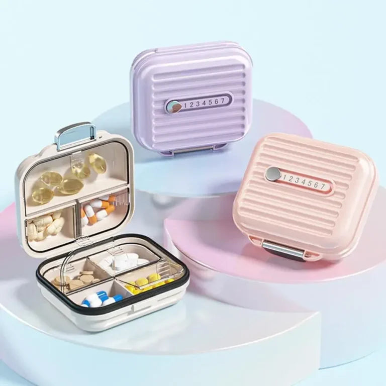 ( ihreesy )™ -Mini Pastillero :Ideal para el viajero moderno
