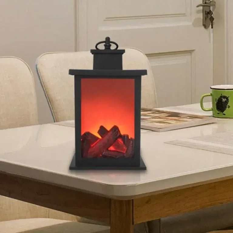 ( LOGOFUN )™ - Calefactor chimenea decorativa: Transforma Cualquier Espacio con Luz Cálida y Realista