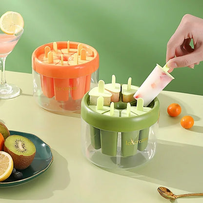 ( sílice)™ -Molde De Helado Especial Casero Paletas: ¡Helados Caseros en Minutos!