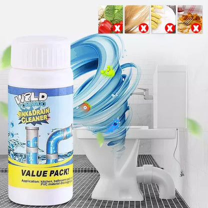 ( floz )™ -Wild Tornado Destapa Cañerías: ¡Dile Adiós a los Atascos en Segundos!